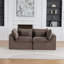 Canapé moderne modulaire en nuage 74,8 pouces Corduroy