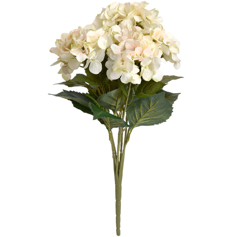 Hydrangea Arrangement, Cream, 30" H x 15" W x 15" D