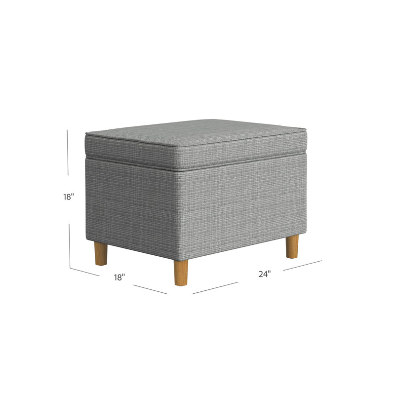 Repose-pieds avec rangement de 24 po Kelemen, Sauver la mini grille
