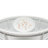 Monaco - Oval Coffee Table - Palms Insert - Blanc Finish