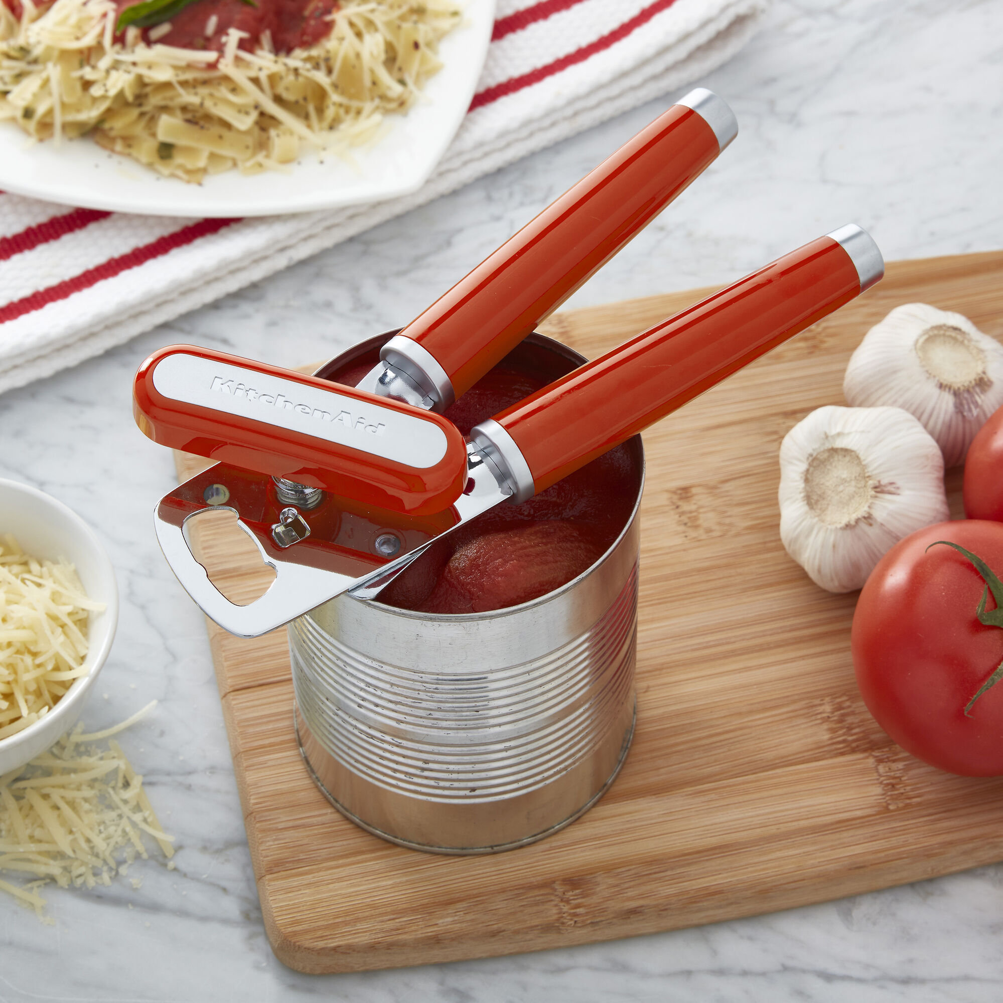 KitchenAid Gourmet Multifunction Can Opener / Bottle Opener, 8.36-Inch,  Passion Red