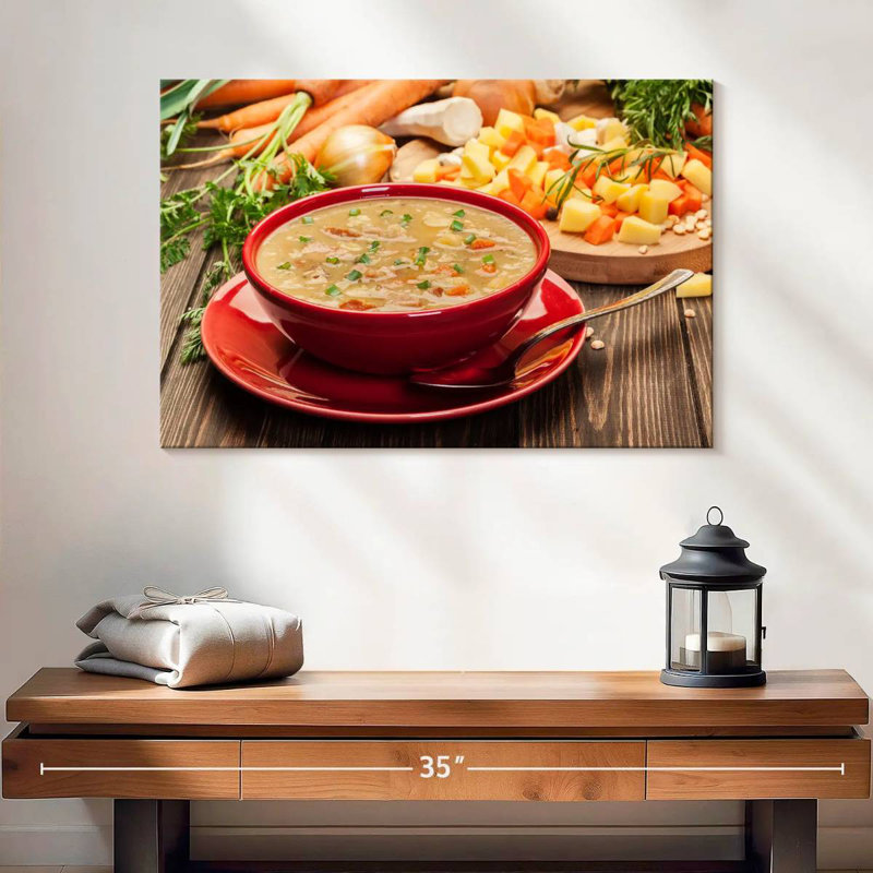 Yarlin Homemade Pea Soup, 34" H x 51" W