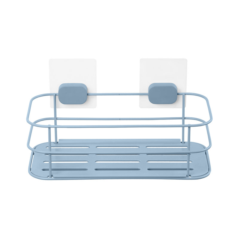 Raby Suction Shower Basket, Blue