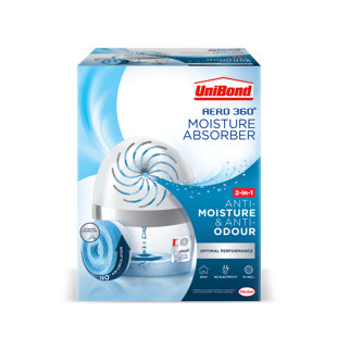 Unibond Aero 360 ° Moisture Absorbent, Ultra-absorbent Dehumidifier W/ Refill Tab
