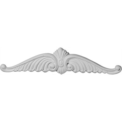Wings 2.25'' H x 10.62'' W x 0.75'' D Urethane Onlay Scroll