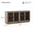 Willowmere 71" Modern Farmhouse Solid Wood Sideboard