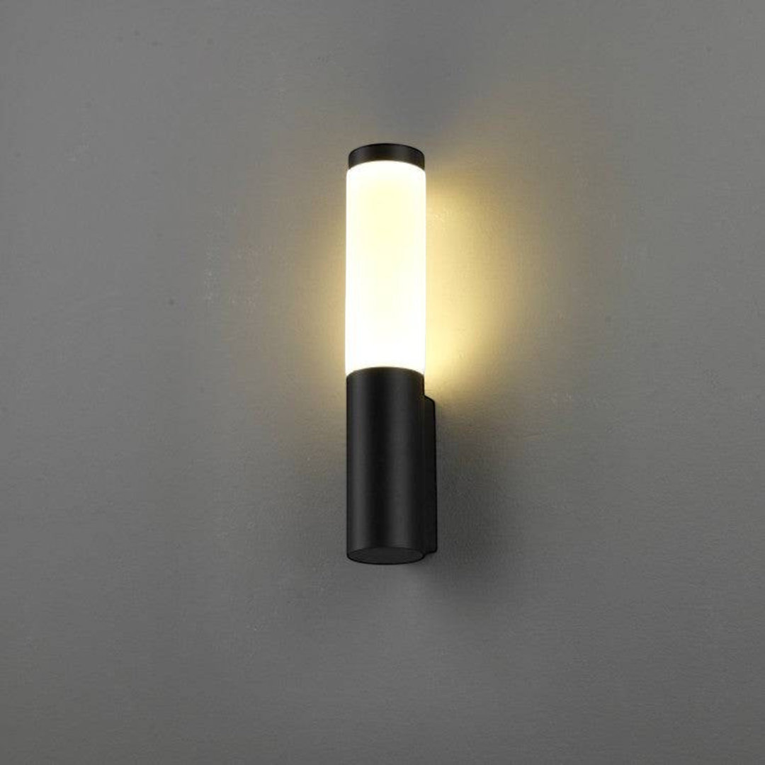 B&Q -  Ultrabeam Black Outdoor Led Wall Light 6 Watt Led 430 Lumen Height 320mm - Image 3