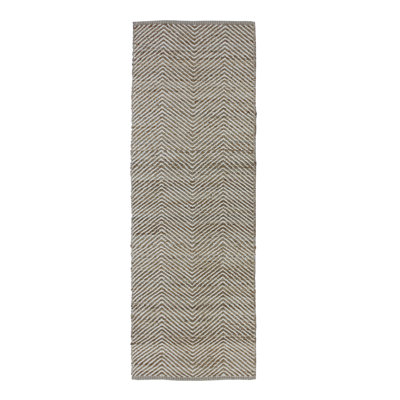 Chevron Area Rug in Brown/Ivory