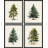" Christmas Tree Pine Tree Art Close Up " 4 - Pieces-97782596-97782599