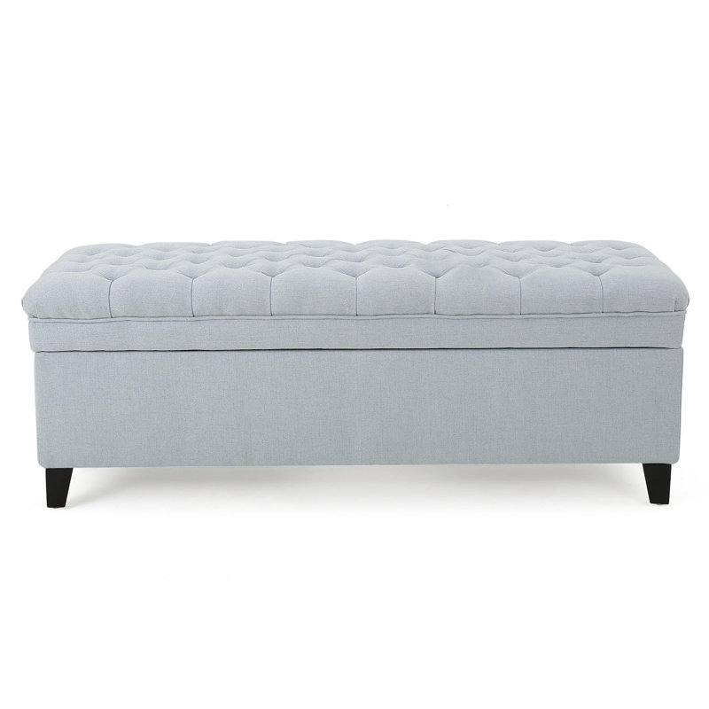 Storage Ottoman, Bench, Gray