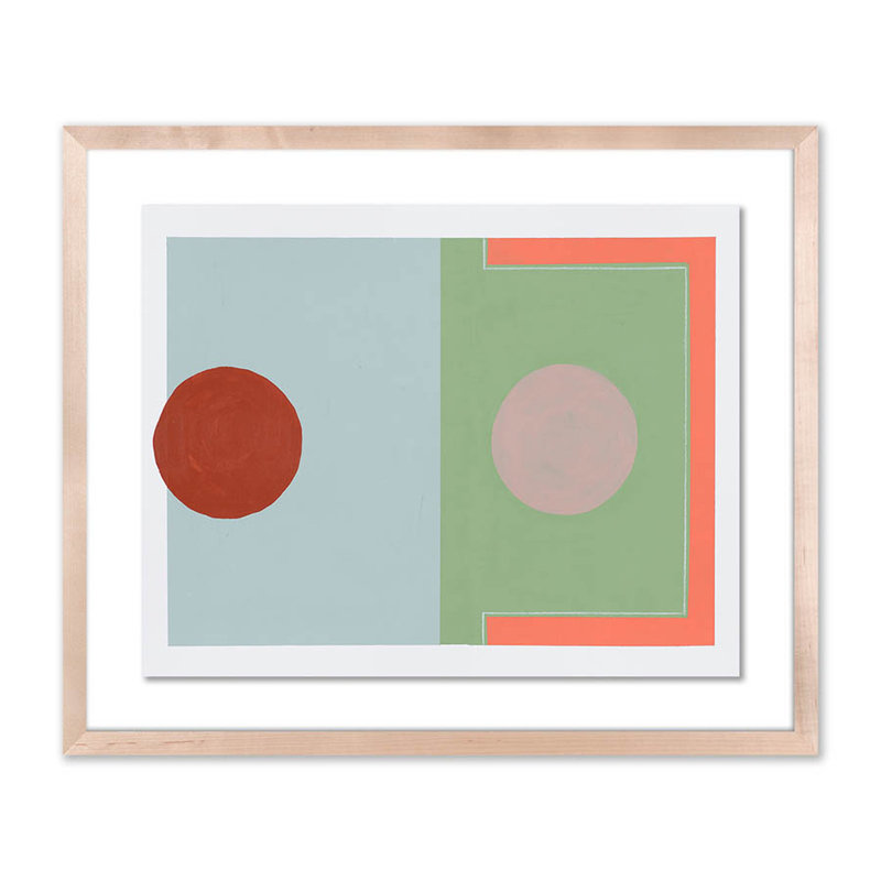 Parquet Courts 1 Print by Kimmy Quillin, White, 20" H x 24" W x 1.5" D