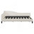 L-Shaped Linen Daybed, With Solid Wood Legs-2097764043