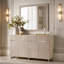 Buffet marin avec miroir - Gris