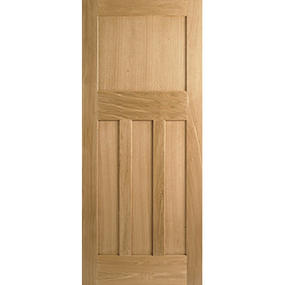 DX 30s Style Unfinished Oak Internal Door