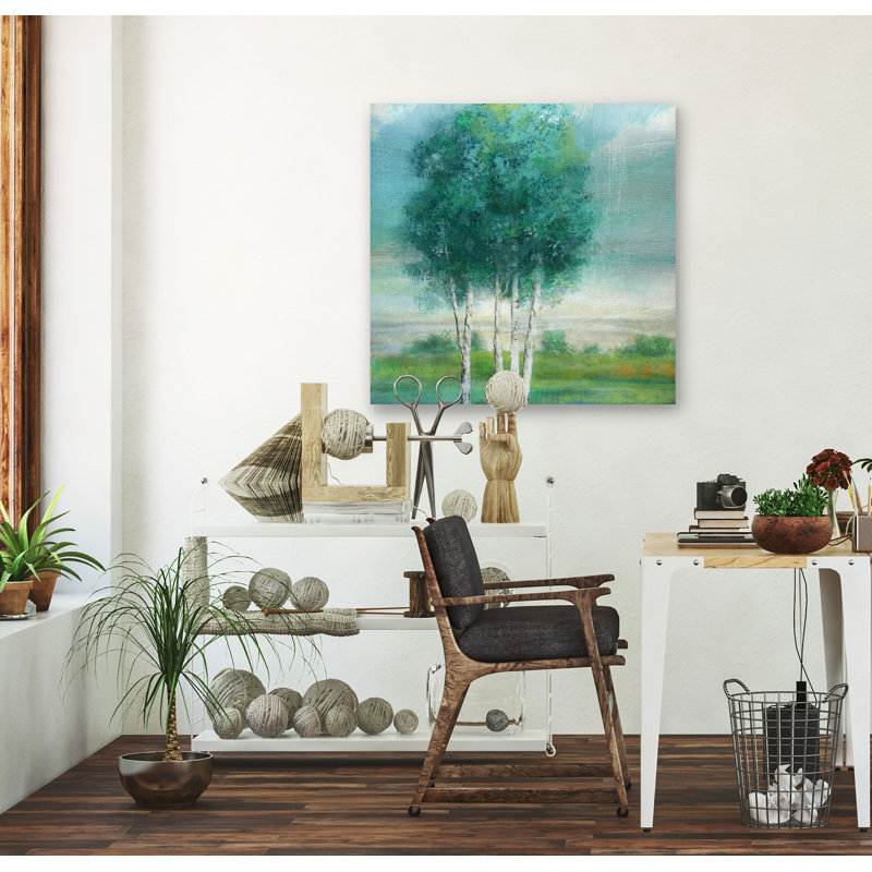 « summer bijoux », peinture sur toile tendue, H 24 po x l 24 po x P 1,5 po