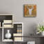  «Deer Rack 2» par Erin Clark, art mural en verre acrylique, 12 po x 12 po