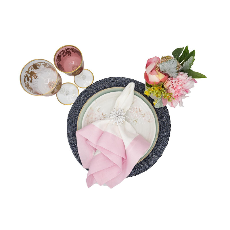 Linen Square Napkin, Pink