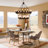2-tier Wagon Wheel Industrial Chandeliers