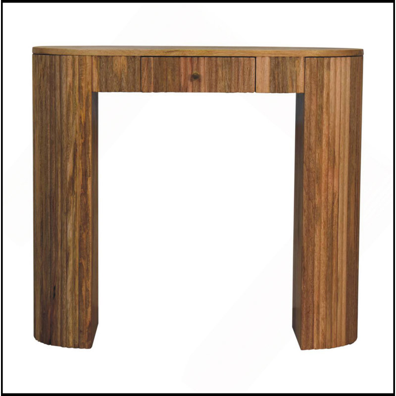 Solid Wood Soba Straight Console Table