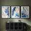 ABSTRACT Series CDXII - Impression encadrée sur mesure de qualité supérieure - 3 pièces-1460282843-1460282845