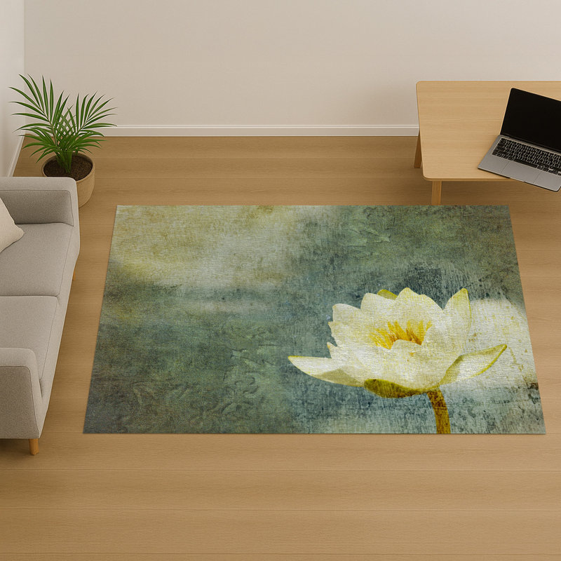 Floral Area Rug, Runner 70 x 140 cm