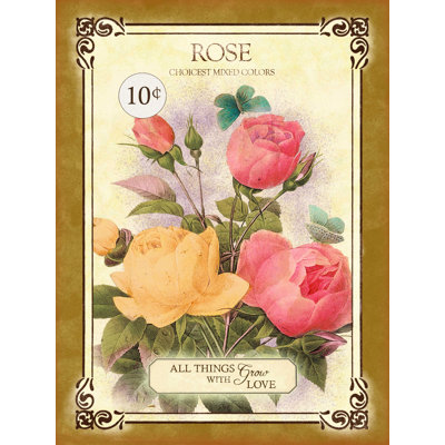 «Seed Packet Love 2», reproduction sur toile tendue