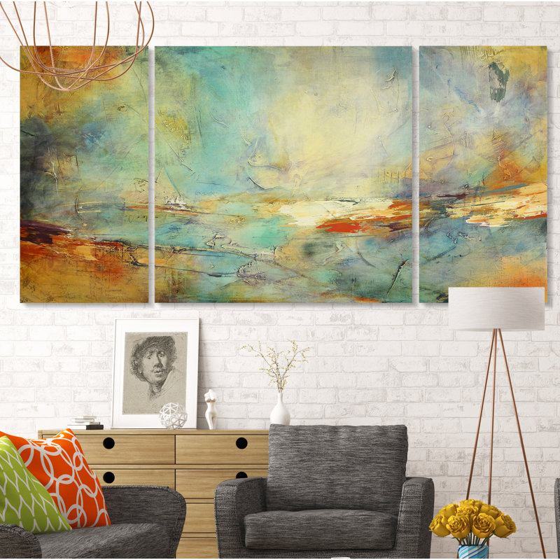 " Eternidad " 3 - Pieces, 32" H x 64" W x 1.5" D