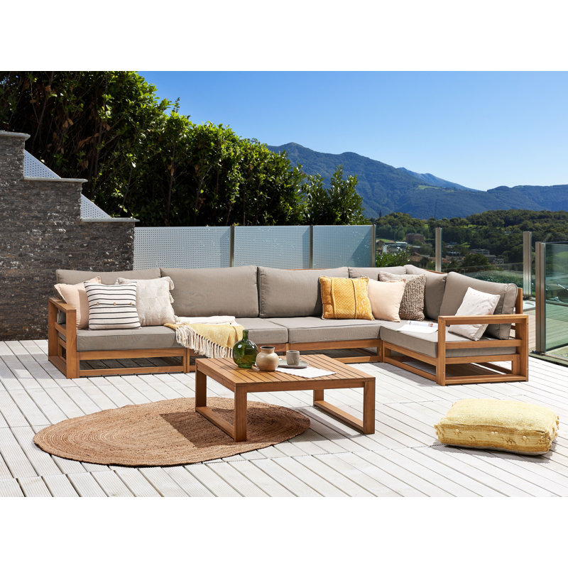 TIMOR 5 - Person Garden Lounge Set with Cushions