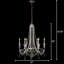 Lustre en cristal Barcelona - 6 lumières - Argent Transcend-128866309-128866313