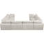Canapé modulaire réversible en velours Cozy-988167172