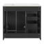 Meuble-lavabo 36 po avec lavabo en céramique-718711761