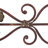 Patil 54" x 11" Brown Metal Rustic Wall Décor