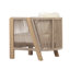 Fauteuils club d'extérieur en bois d'acacia massif Everett avec accoudoirs en corde tissée à la main Everett