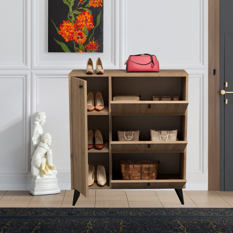 Armoire à chaussures avec 3 tiroirs