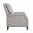 Push Back Reclining Chair Transitional Style Chenille Fabric Self-Reclining Motion Chair 1pc Cushion Seat Modern Living Room Furniture