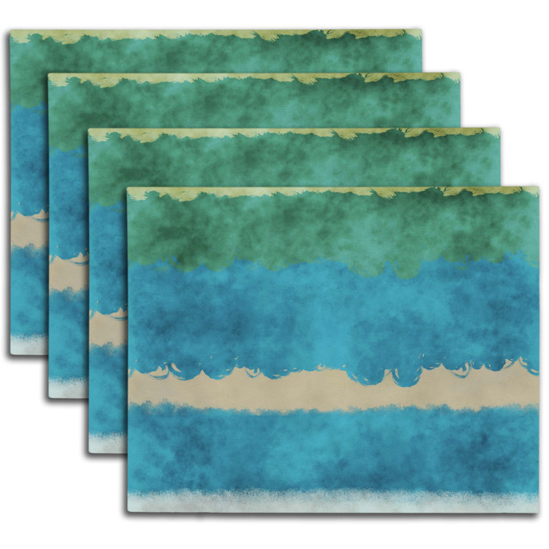 Napperon abstrait en polyester
