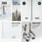 Elan 68-72" W x 74" H Sliding Frameless Shower Door with 3/8" Clear Glass-99078660