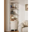 Armoire de coin en bois massif de style américain