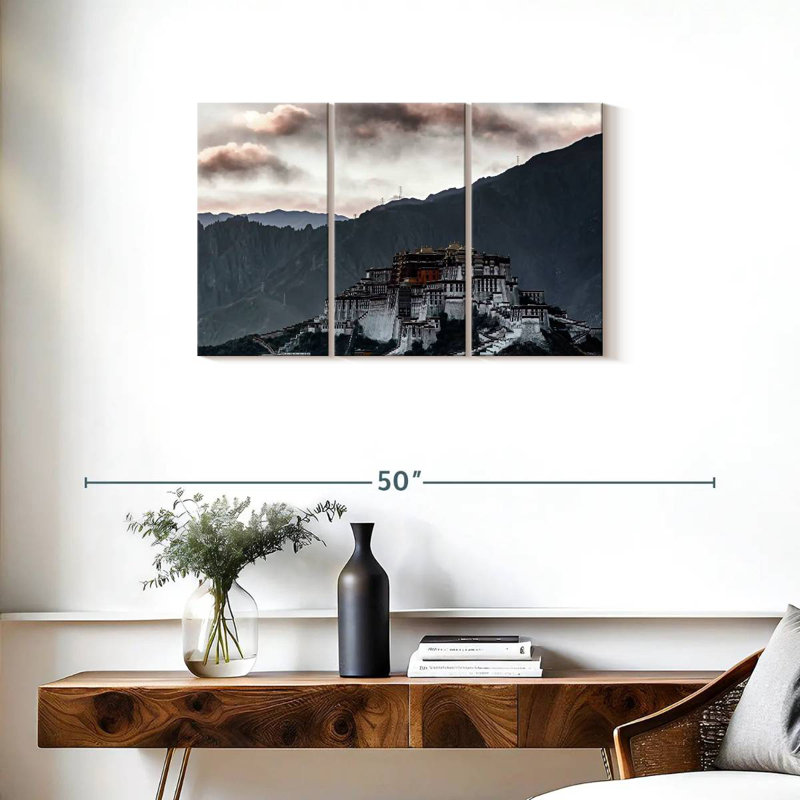 Adella Potala Palace Evening Glow, 20" H x 33" W