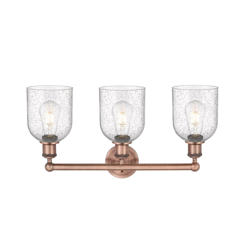 Allysson 3 - Light Dimmable Vanity Light, Antique Copper, Seedy