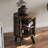 George Oliver Klever End Table with Storage | Round Modern Mid Century Side Table for Small Spaces