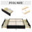 Schernik Upholstered  4 Drawers Storage Platform Bed-840761314-840761313