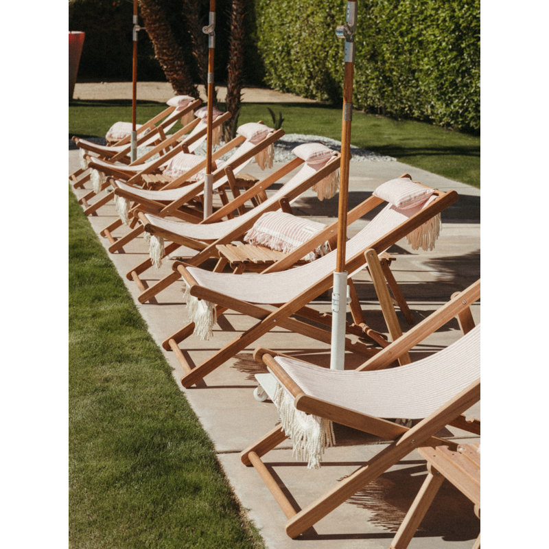 Pool Lounger, Lauren's Pink Stripe