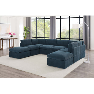 Arvill Corduroy U-Shaped Sectional