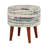 Solid + Manufactured Wood Accent Stool