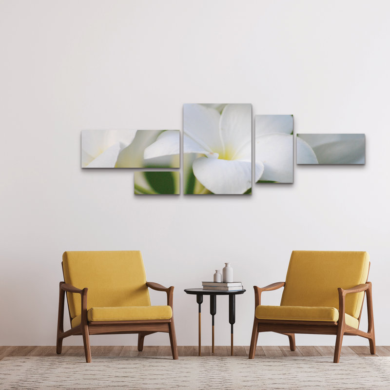 Ensemble de 5 panneaux muraux - "Perfect photo" Monica Mize, art mural sur toile pour le salon, la chambre à coucher ou le bureau 