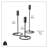 12.6'' H Metal Tabletop Candlestick-1867013865