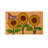 Sunflower Field Mat with Rubber Embossed Butterfly