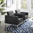 Loft Tufted Vegan Leather Armchairs --1299291071