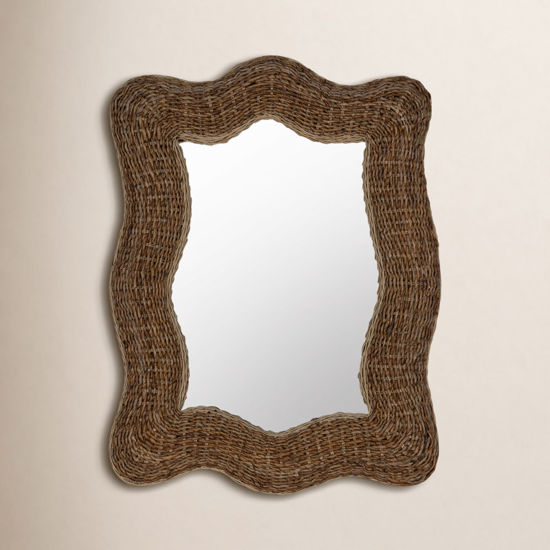Incy Banana Leaf Wavy Mirror